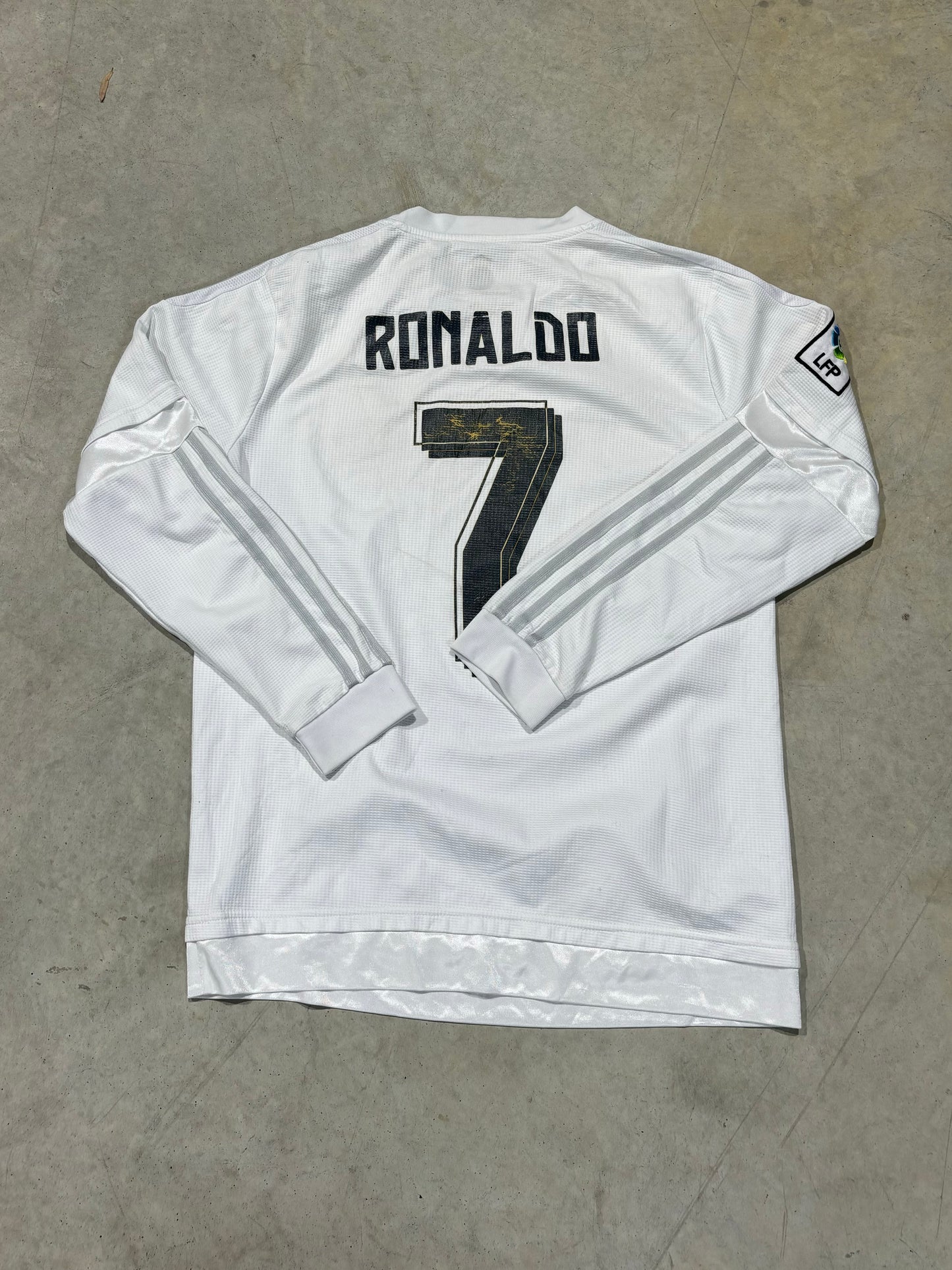 (S) Adidas Real Madrid Ronaldo Long Sleeve Jersey