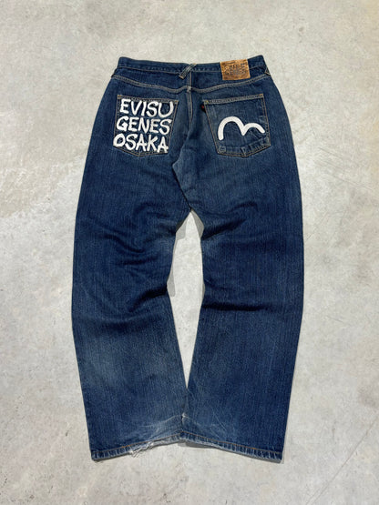 (34) Bootleg Evisu Jeans