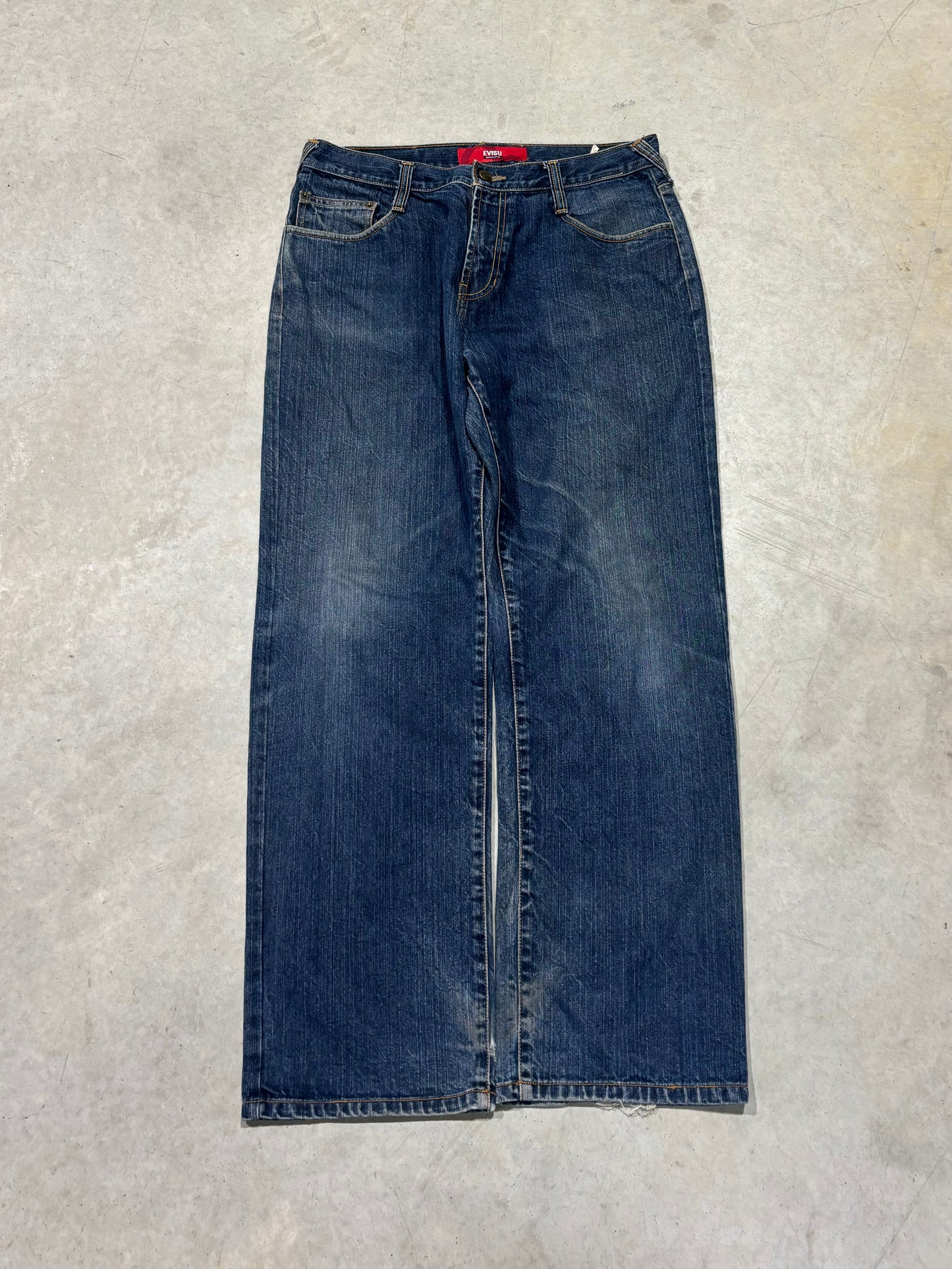 (34) Bootleg Evisu Jeans