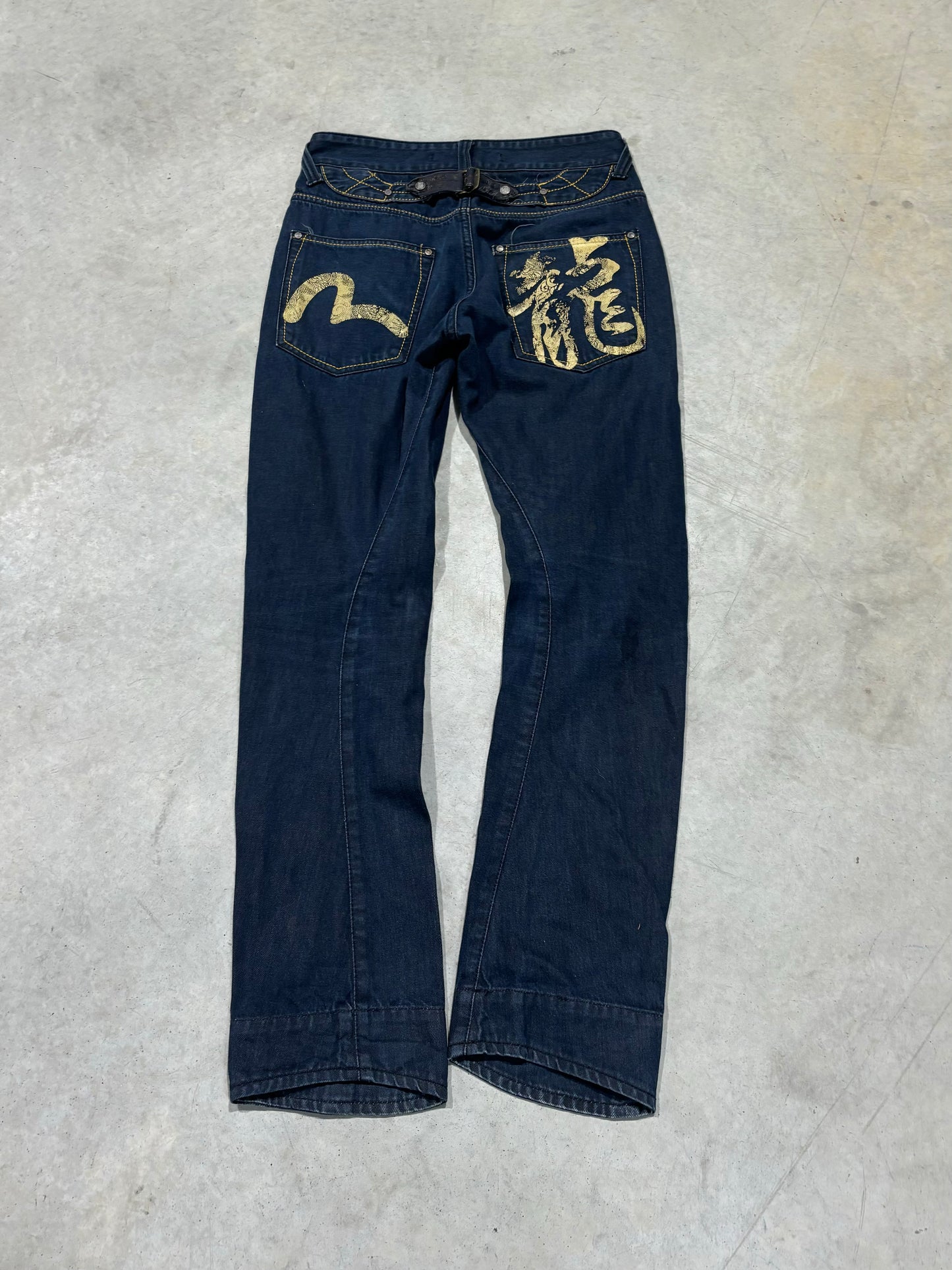 (30) Bootleg Evisu Jeans