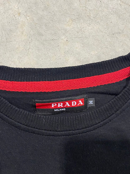 (M) 00s Bootleg Prada Crewneck Sweatshirt