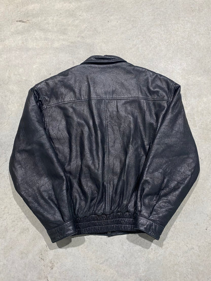 (L) 90s The Leather Connection Leather Jacket