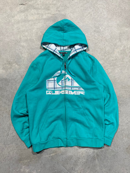 (L) 00s Quiksilver Zip Up Hoodie